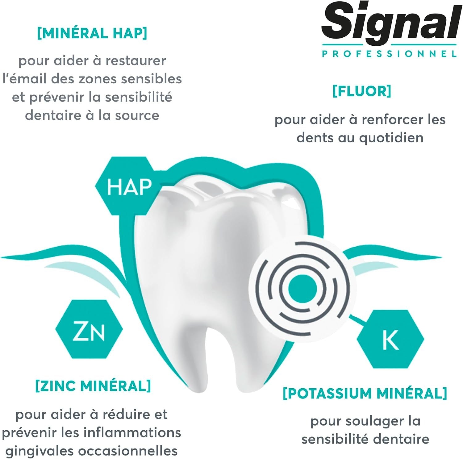 Signal Dentifrice Professionnel Sensible Complet 75 ml