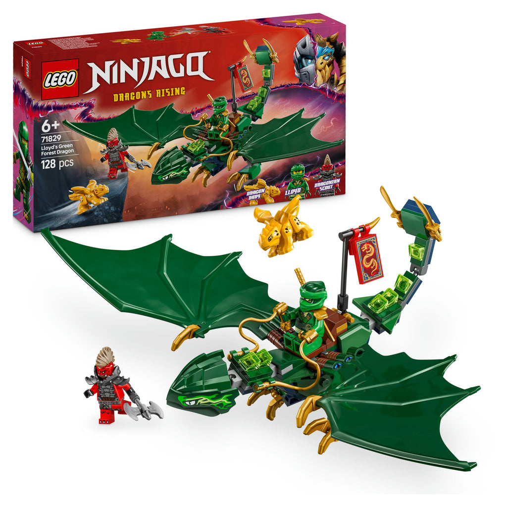 LEGO Ninjago 71829 Set de construction du dragon de la forêt verte de Lloyd