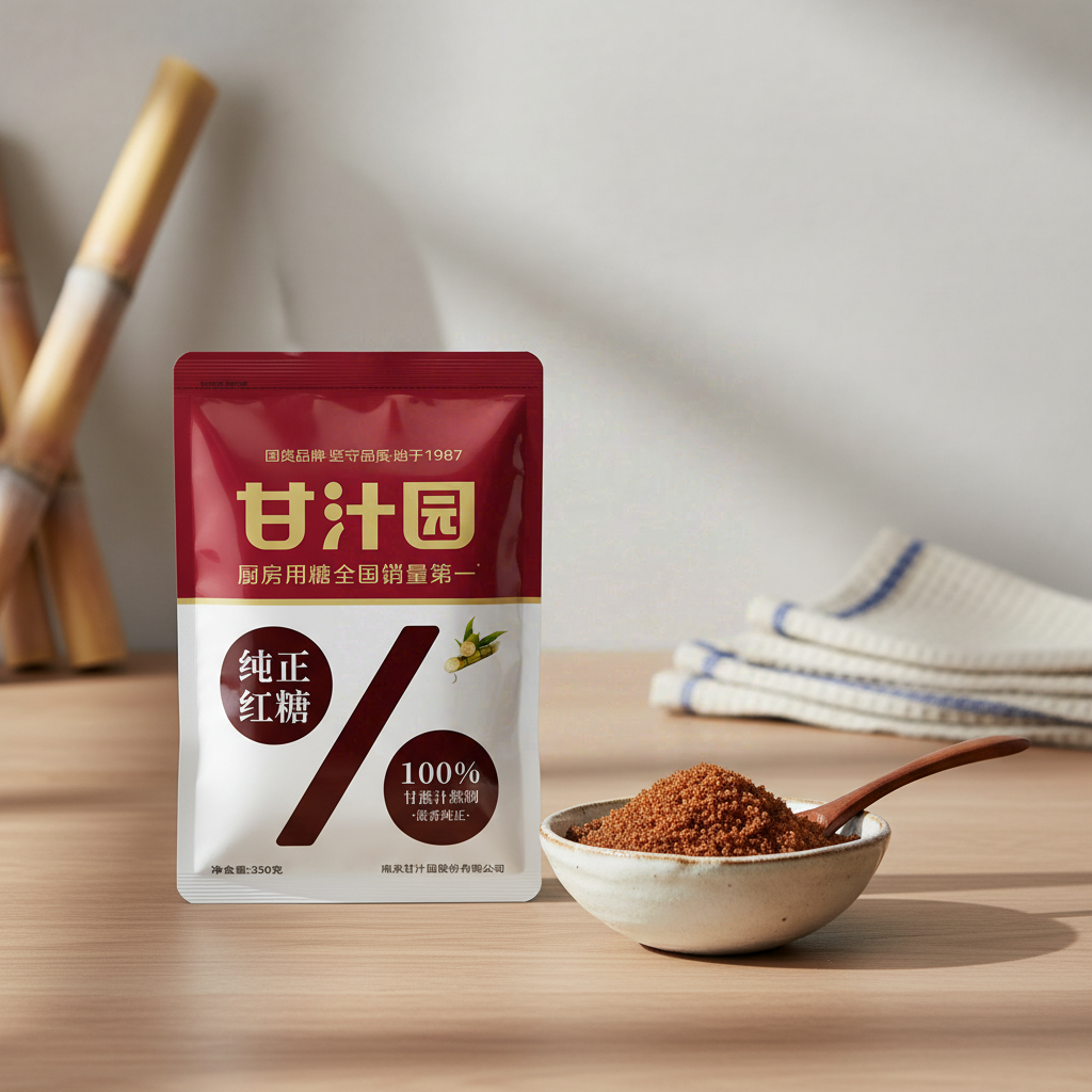 GAN ZHI YUAN Sucre brun pur - 350 g