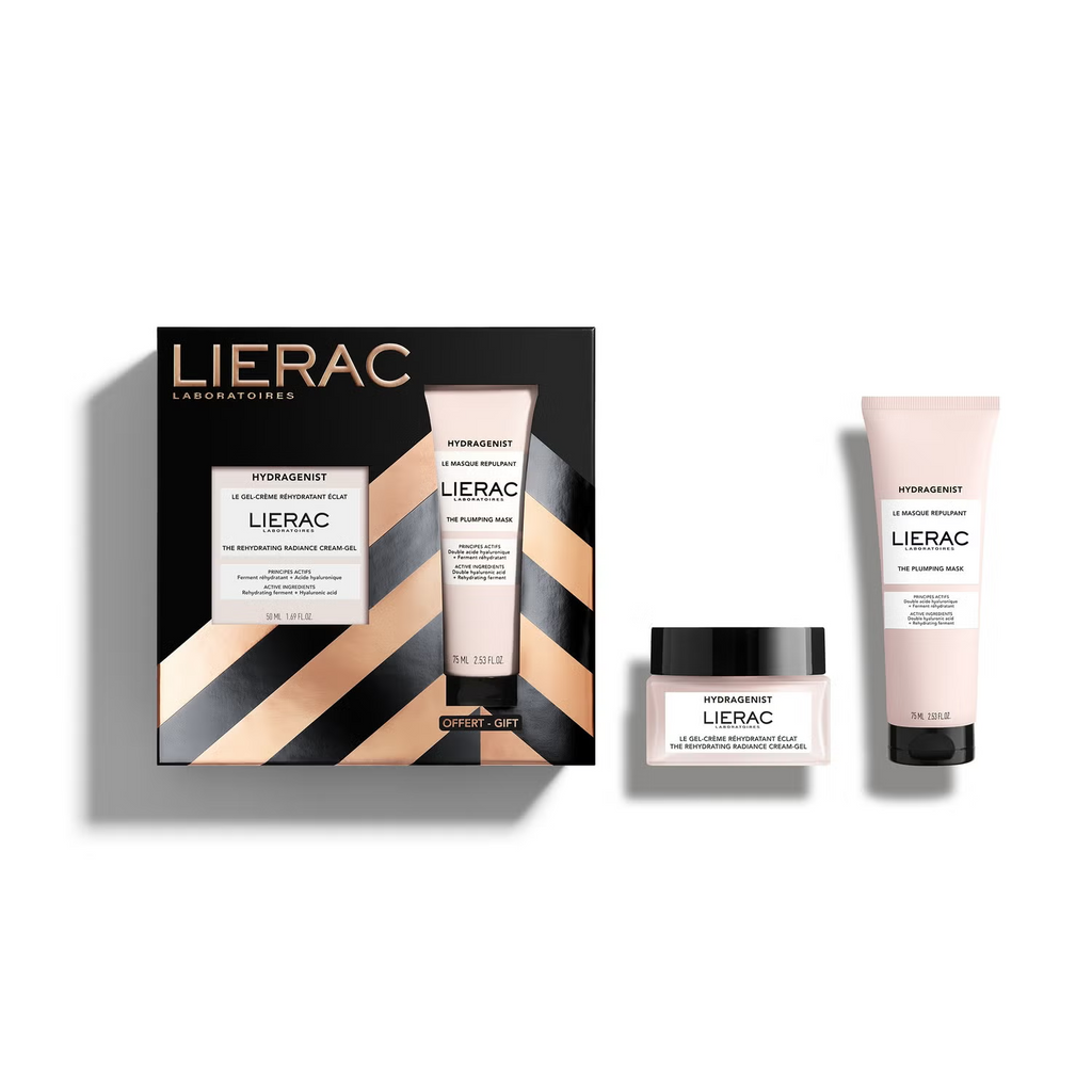 LIERAC COFFRET HYDRAGENIST GEL-CRÈME RÉHYDRATANT ÉCLAT 50ml + MASQUE REPULPANT 75ml