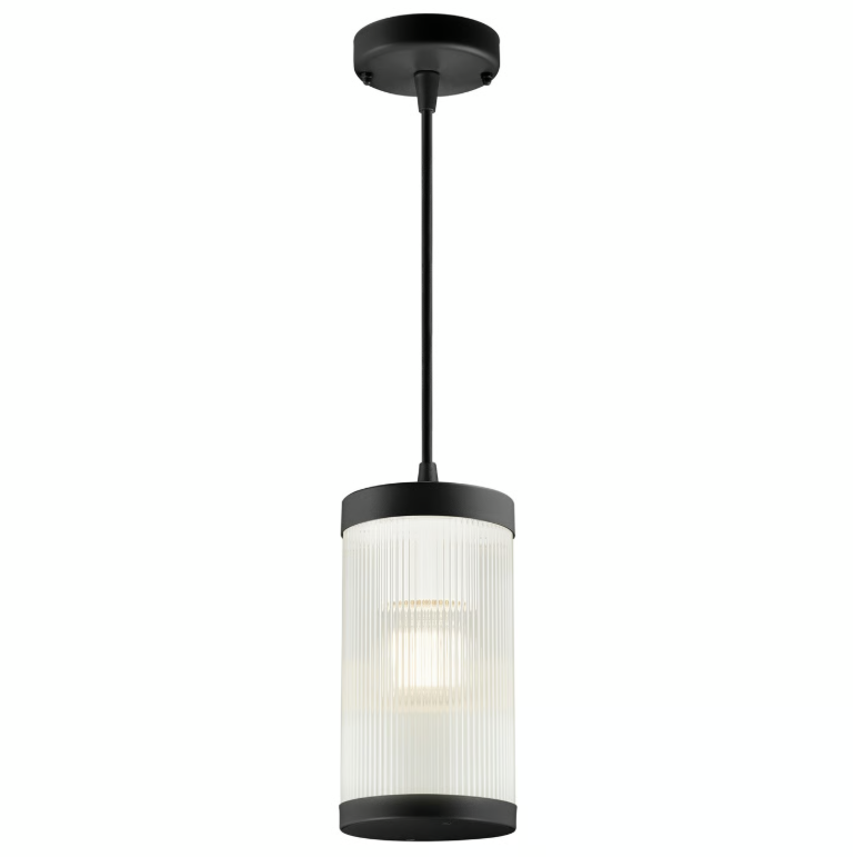 Suspension COUPAR - E27 - plastique noir IP33 - Nordlux, Extérieur