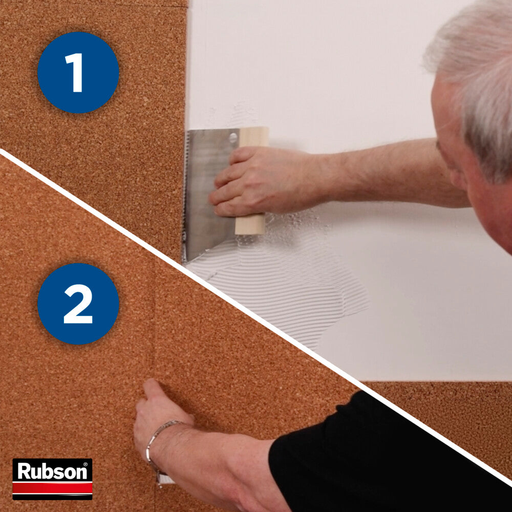Rubson Collez Tous Vos Isolants (Seau de 4,5 kg), Colle multi-matériaux pour Murs et Plafonds Intérieurs, Résiste à L'humidité