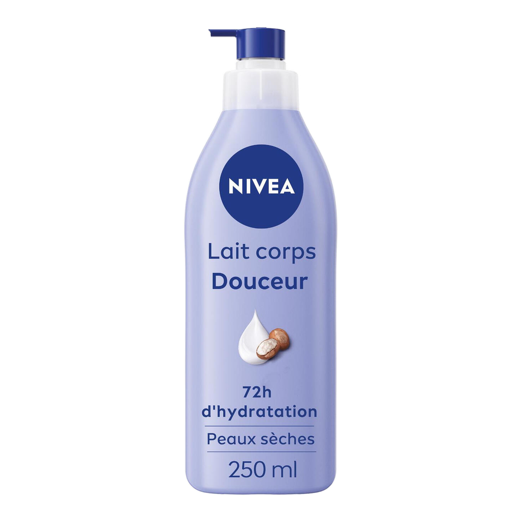 NIVEA Lait Corps Douceur Hydratant Peaux Sèches 250 ml