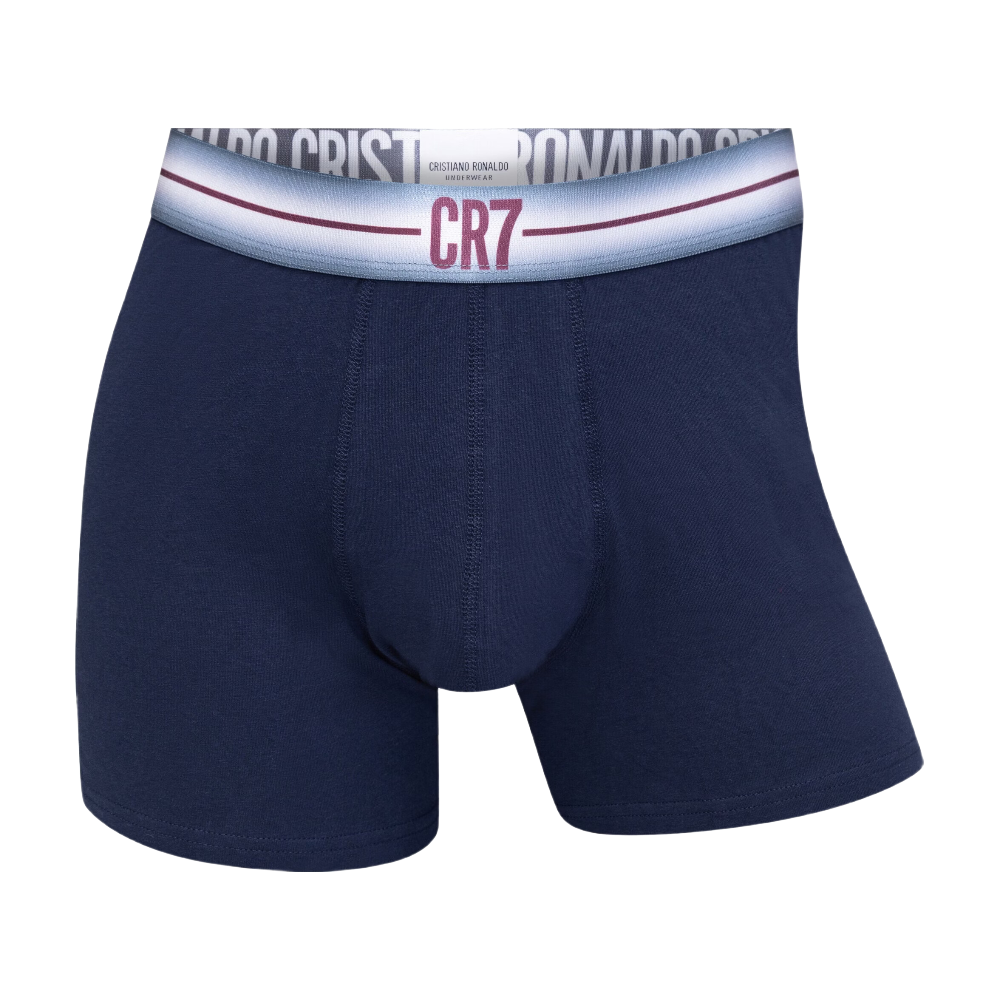 CR7 Lot de 3 boxers Bleu marine/Bordeaux/Noir