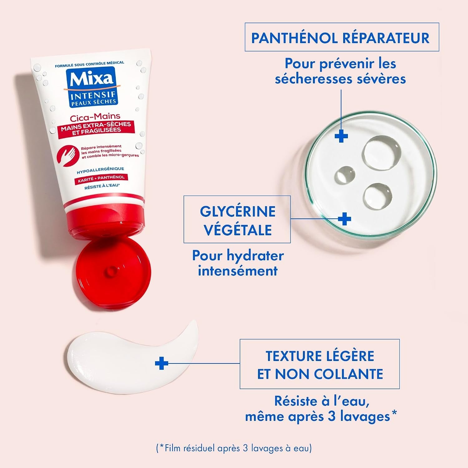 Mixa Cica-Mains Crème Mains Réparation Intense 50 ml