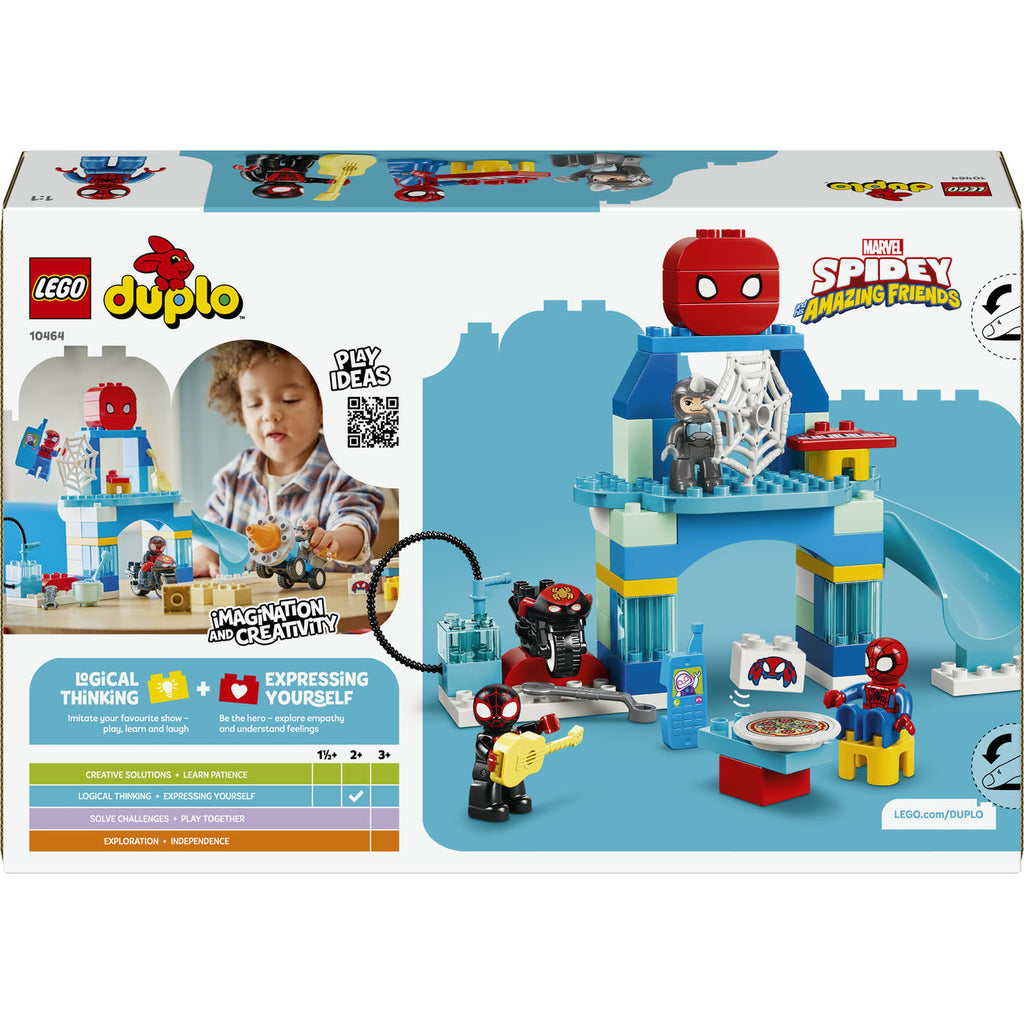 LEGO DUPLO Marvel Ensemble de Construction Siège de la Team Spidey 10464
