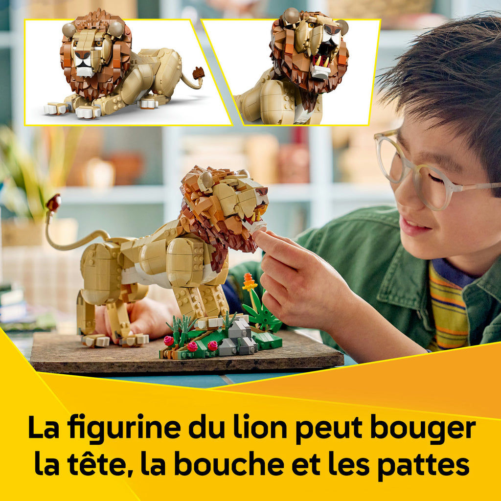 LEGO Creator 31386 Animaux Sauvages : Lion Majestueux