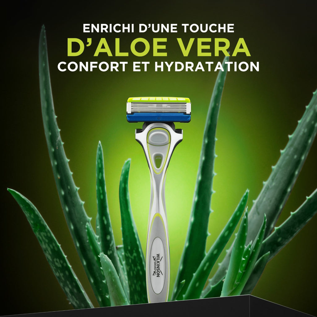 WILKINSON SWORD Hydro 5 Sensitive - Rasoir Pour Homme - Manche + 3 Lames