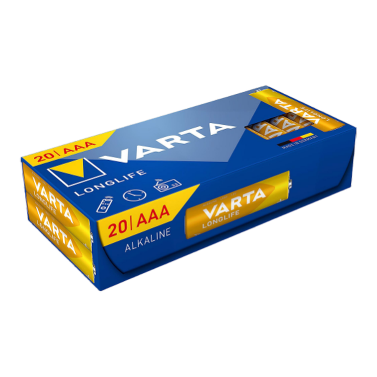 VARTA PILES ALCALINES LONGLIFE AAA x20 CUBE