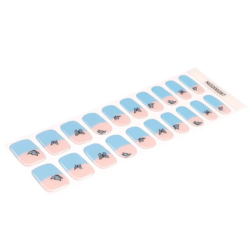 MeoMagic 14-131 Autocollants gels pour ongles - 20 pièces
