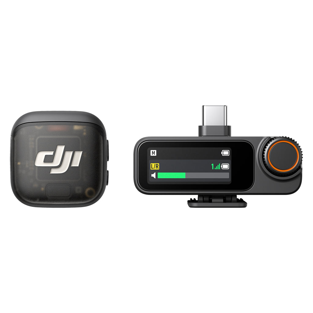 DJI Mic 3 1 TX + 1 RX Micro sans fil pour iPhone/appareil photo/Android, ultra-léger, contrôle d’amplification adaptatif pour un volume équilibré, jusqu’à 28 heures d’autonomie