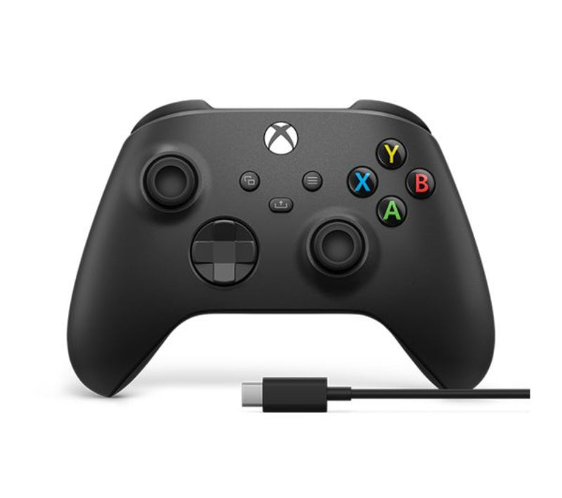 Manette sans fil Xbox pour PC avec câble USB-C - Noir