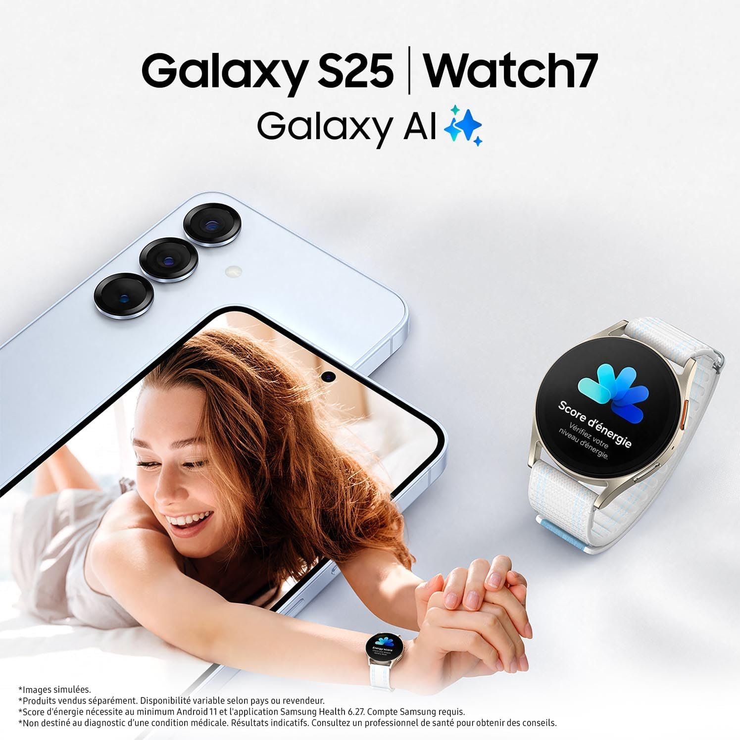 Samsung Galaxy S25 256 Go 5G Bleu nuit