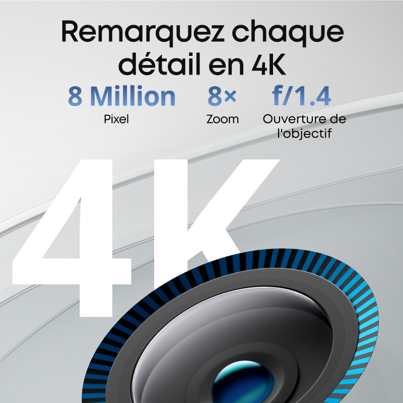 eufy Security S330 eufyCam 3 Kit de caméra de sécurité extérieure sans fil, caméra 4K avec panneau solaire intégré, Forever Power, reconnaissance faciale AI, stockage local extensible jusqu'à 16 To