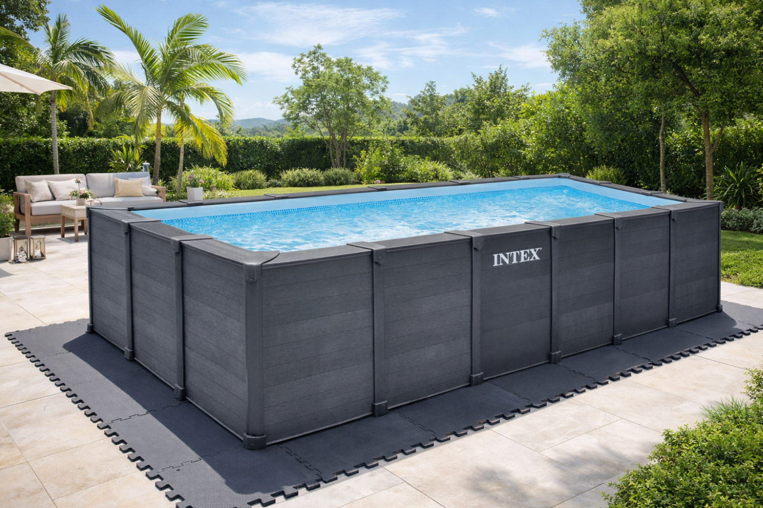 INTEX Dalles de protection en mousse