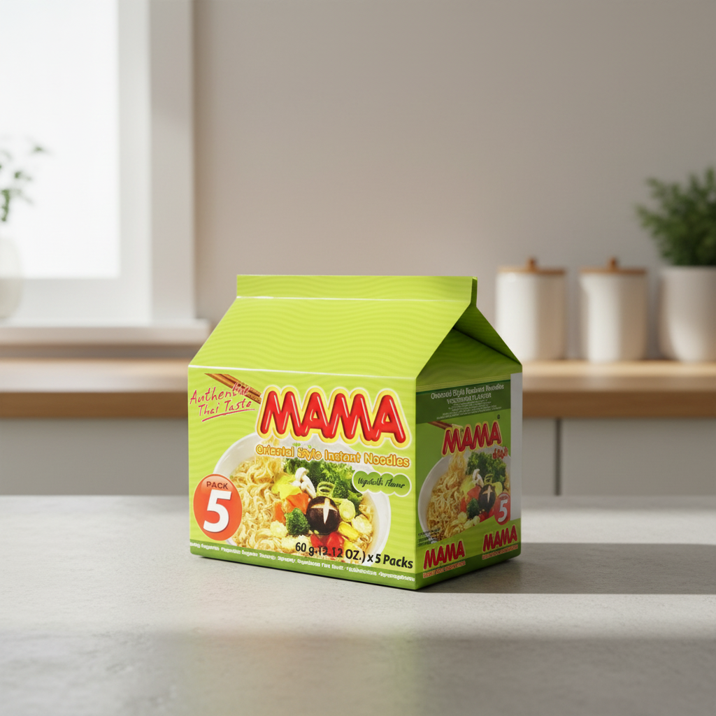 MAMA Nouilles instantanées saveur légumes - 5 x 60 g