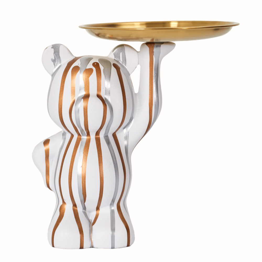 Sculpture Décorative Poche Vide Blanche