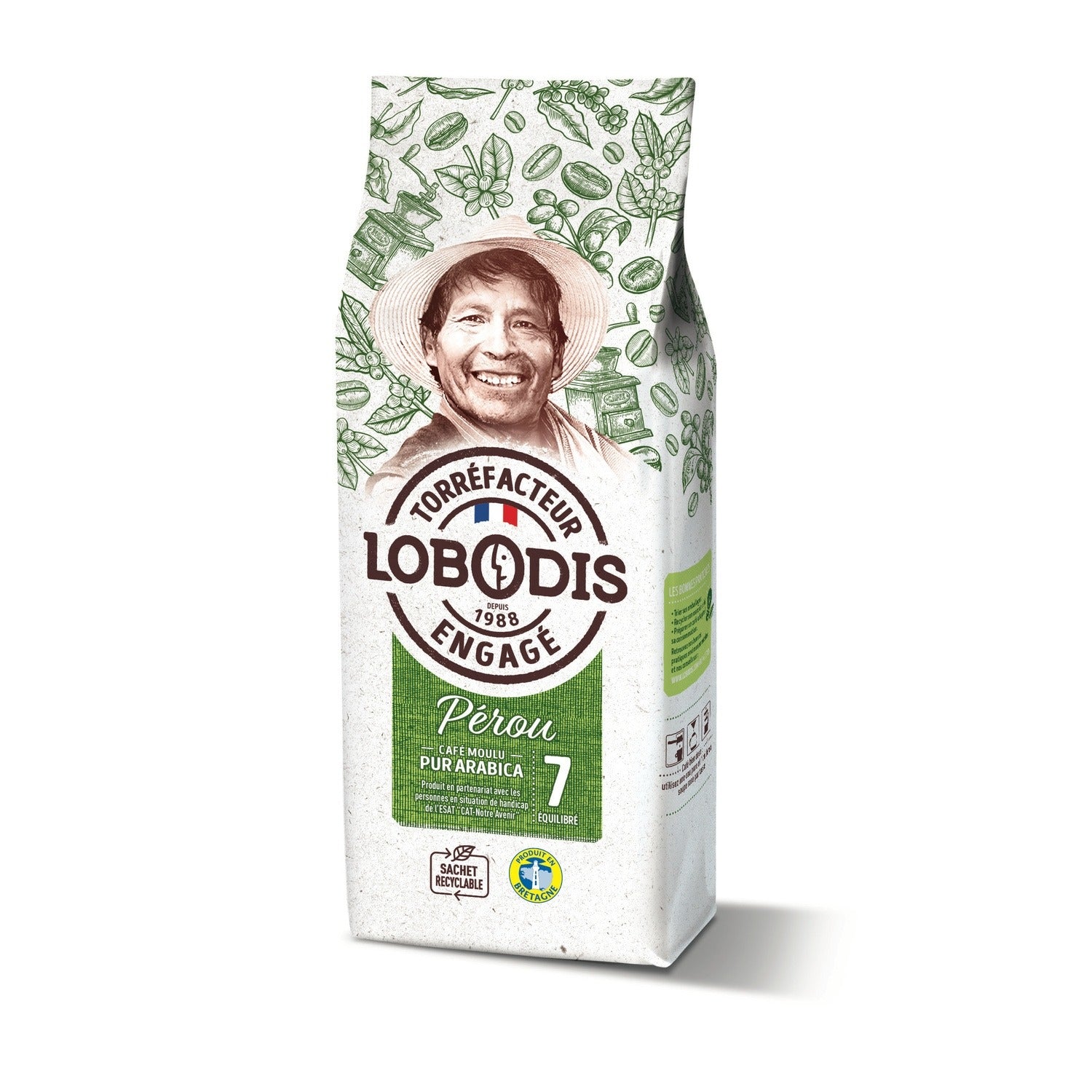 LOBODIS cafe moulu perou 250g