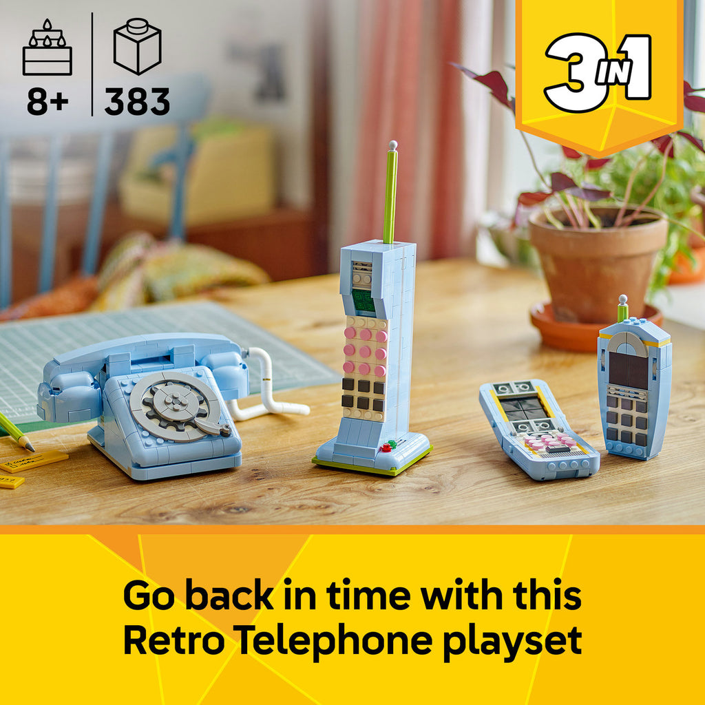 LEGO Creator 3-en-1 31174 Téléphone Rétro Lot de 421