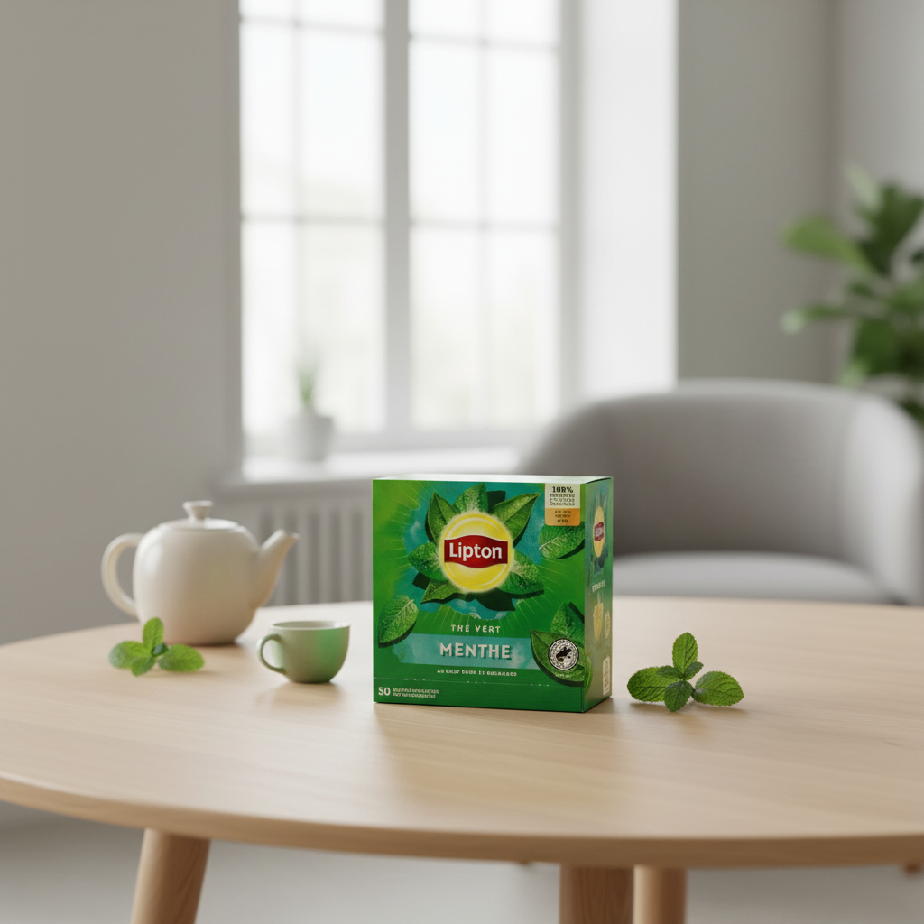 Lipton Thé Vert Menthe - x50 80 g