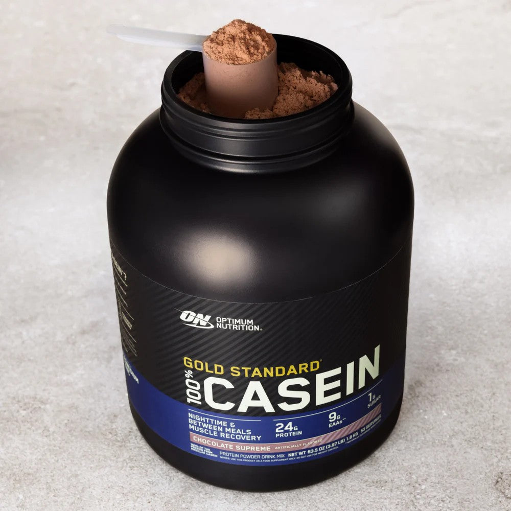 Optimum Nutrition Gold Standard 100 % Caséine, Saveur chocolat suprême, 1,82 kg (55 portions)