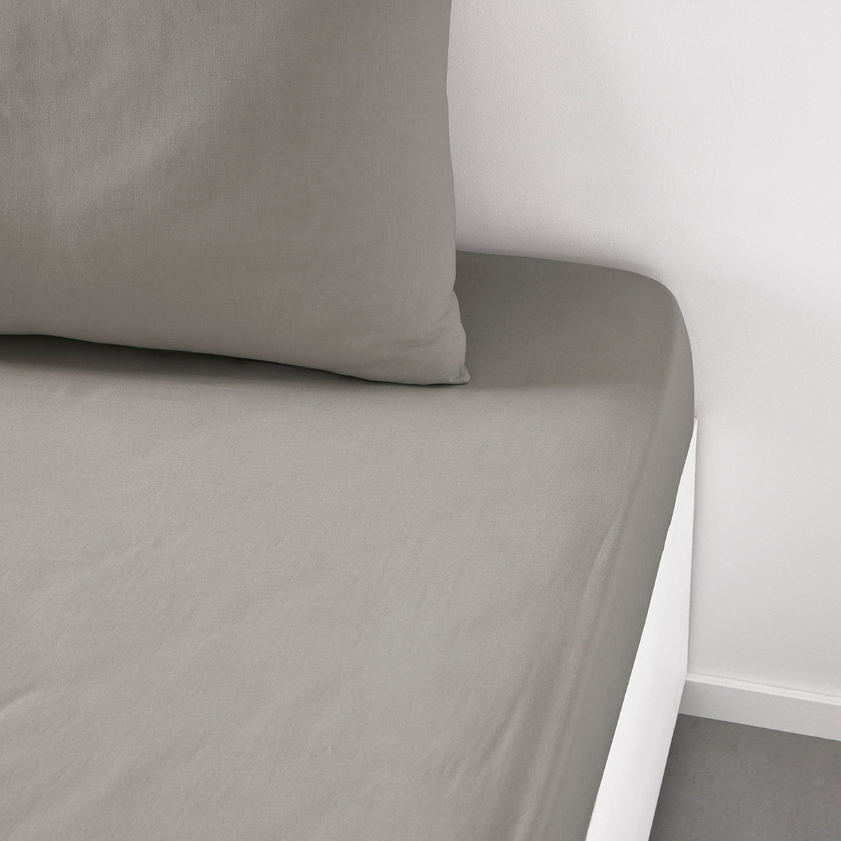 TODAY Essential Drap-housse en coton dune - 140 x 190 cm, profondeur 23 cm