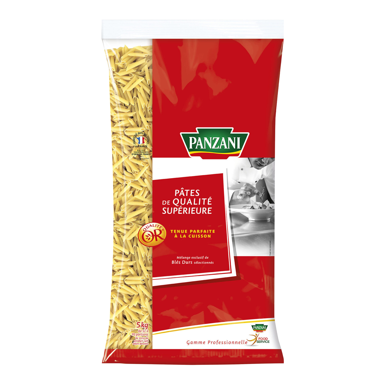 PANZANI Pâtes Penne Rigate 5KG