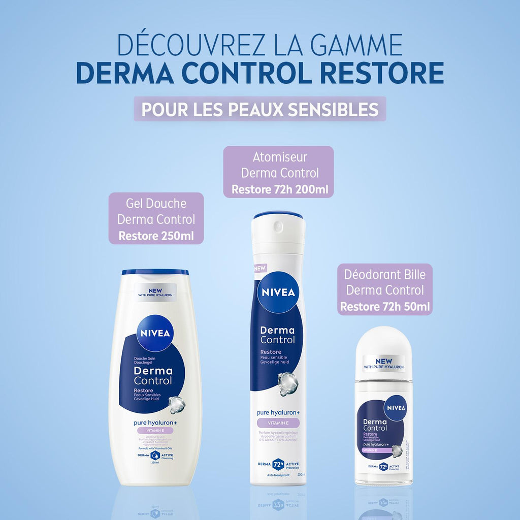 NIVEA Derma Control Restore - Gel douche corps - 250 ml