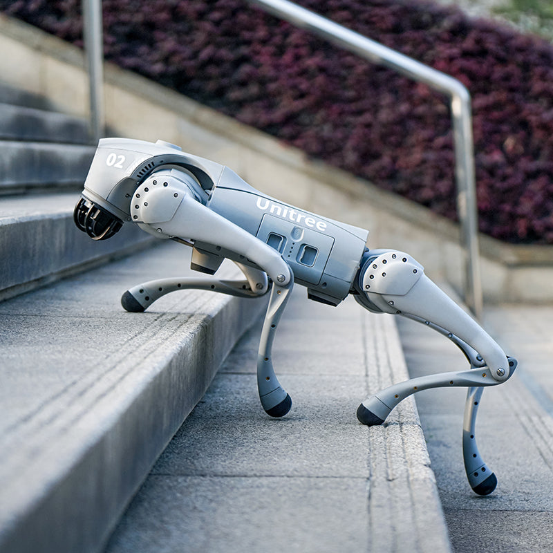 Chien robot quadrupède bionique Unitree Go2 Pro haute performance | Vitesse maximale 4,7 m/s + autonomie 90 min | Robot compagnon bionique à intelligence incarnée, animal électronique | Vision panoramique 360° + navigation SLAM + modes IA | Adapté à