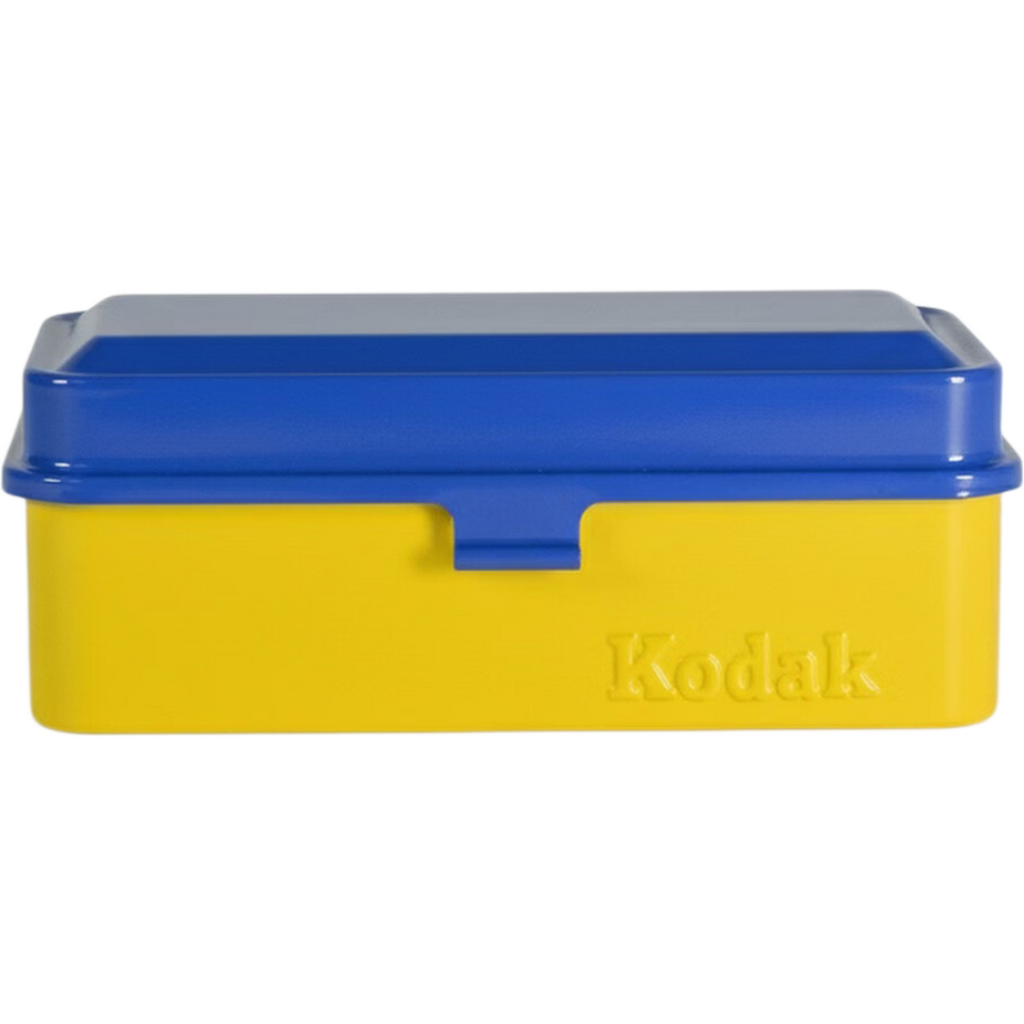 Kodak Boîte de rangement en métal pour film 120/135 mm, bleu