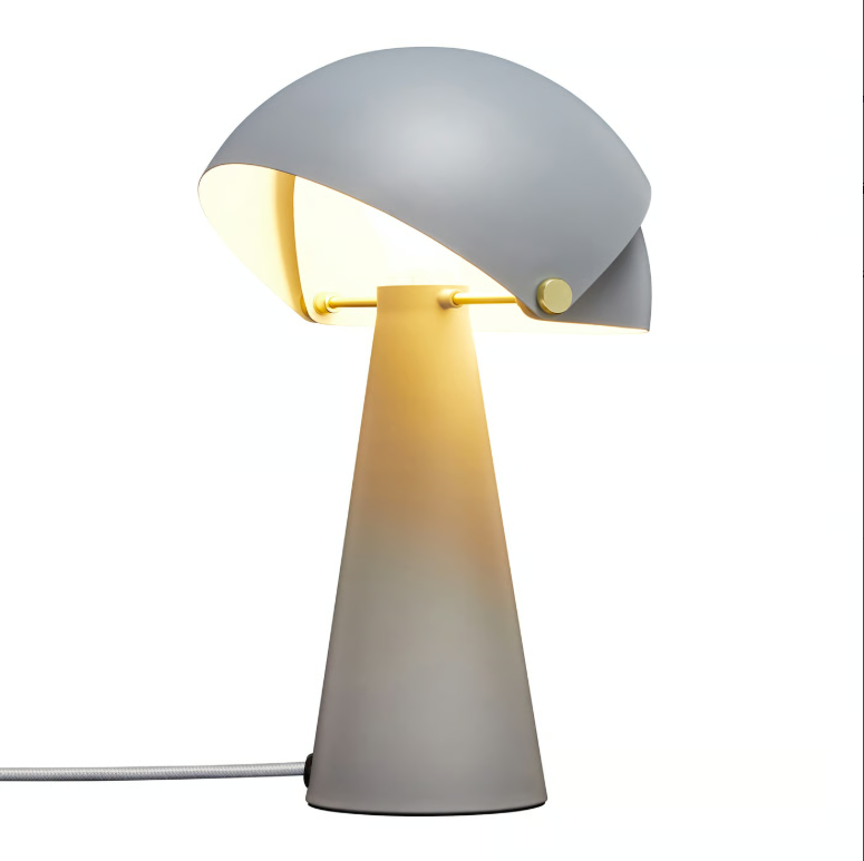 Lampe à poser ALIGN métal gris IP20 E27 - DFTP, Intérieur