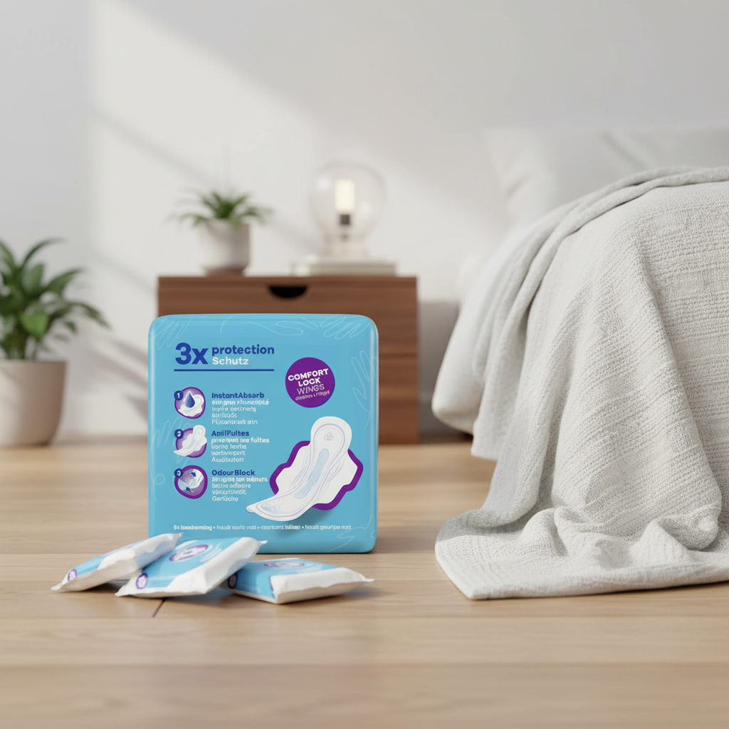Always Ultra Serviettes hygiéniques avec ailettes pour flux modéré - Taille 2, Long, 12 unités