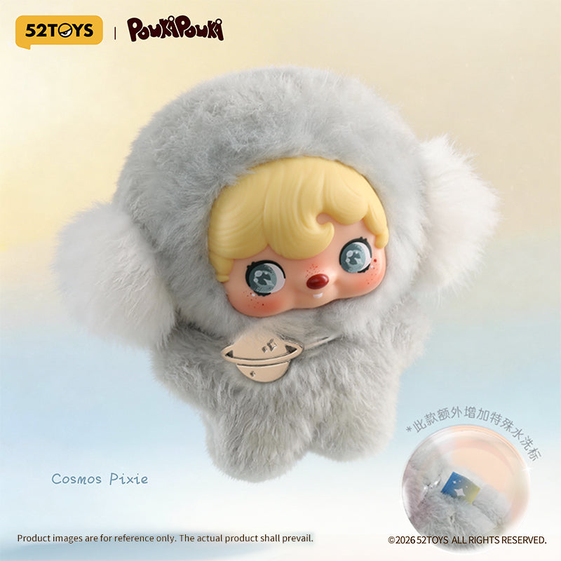 52TOYS POUKAPOUKA Boîte Mystère Peluche Vinyle Esprit Céleste Pendentif de Collection Tendance & Ornement de Poupée Une Figurine Aléatoire par Commande