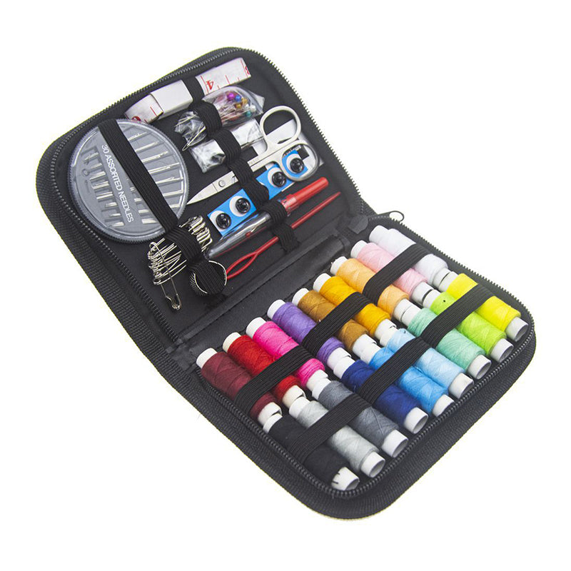 JORDAN&JUDY Kit de couture domestique 86 pièces, comprend fil, aiguilles, boutons et outils de réparation