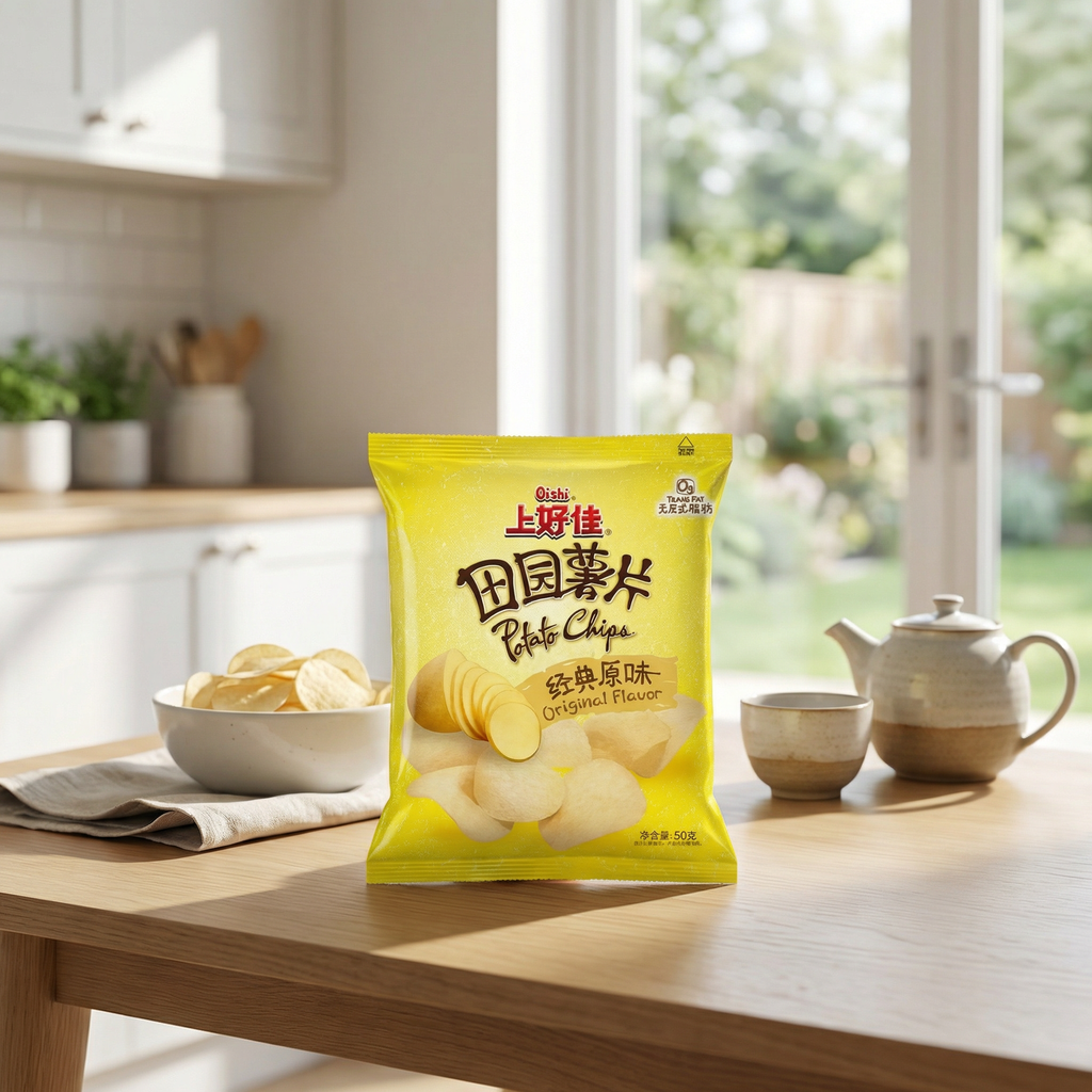 oishi Chips de pomme de terre saveur originale 50 g