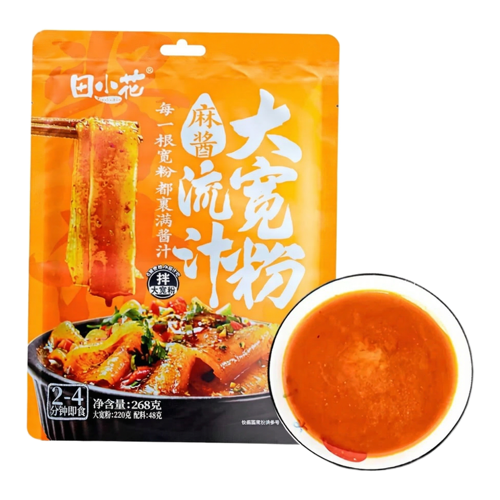 Tian Xiao Hua Nouilles de pomme de terre, base de soupe au sésame, sachet, 268 g