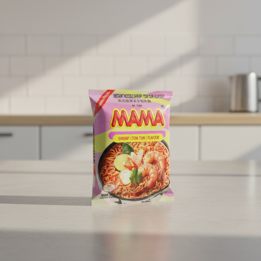 MAMA Tom Yum Nouilles instantanées saveur crevette - 90 g