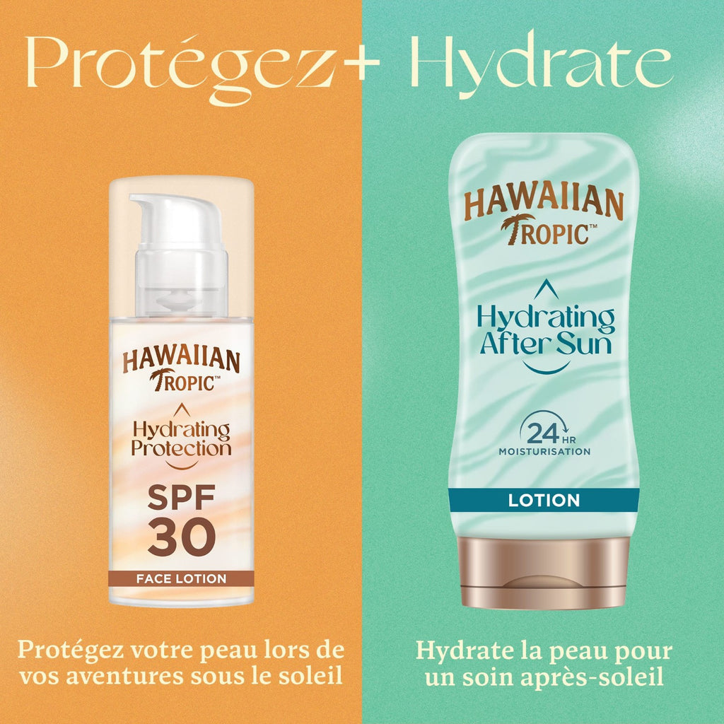 HAWAIIAN TROPIC Hydrating Protection Crème solaire visage SPF 30 - 50 ml