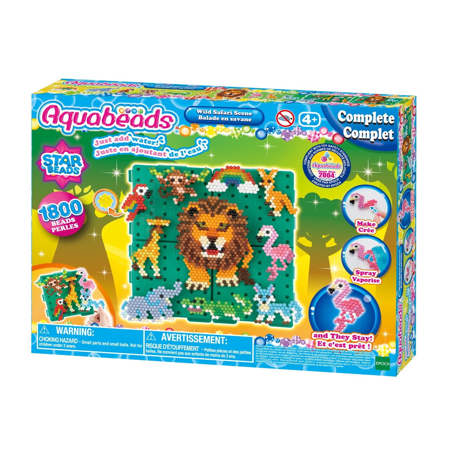 Aquabeads Scène de safari sauvage