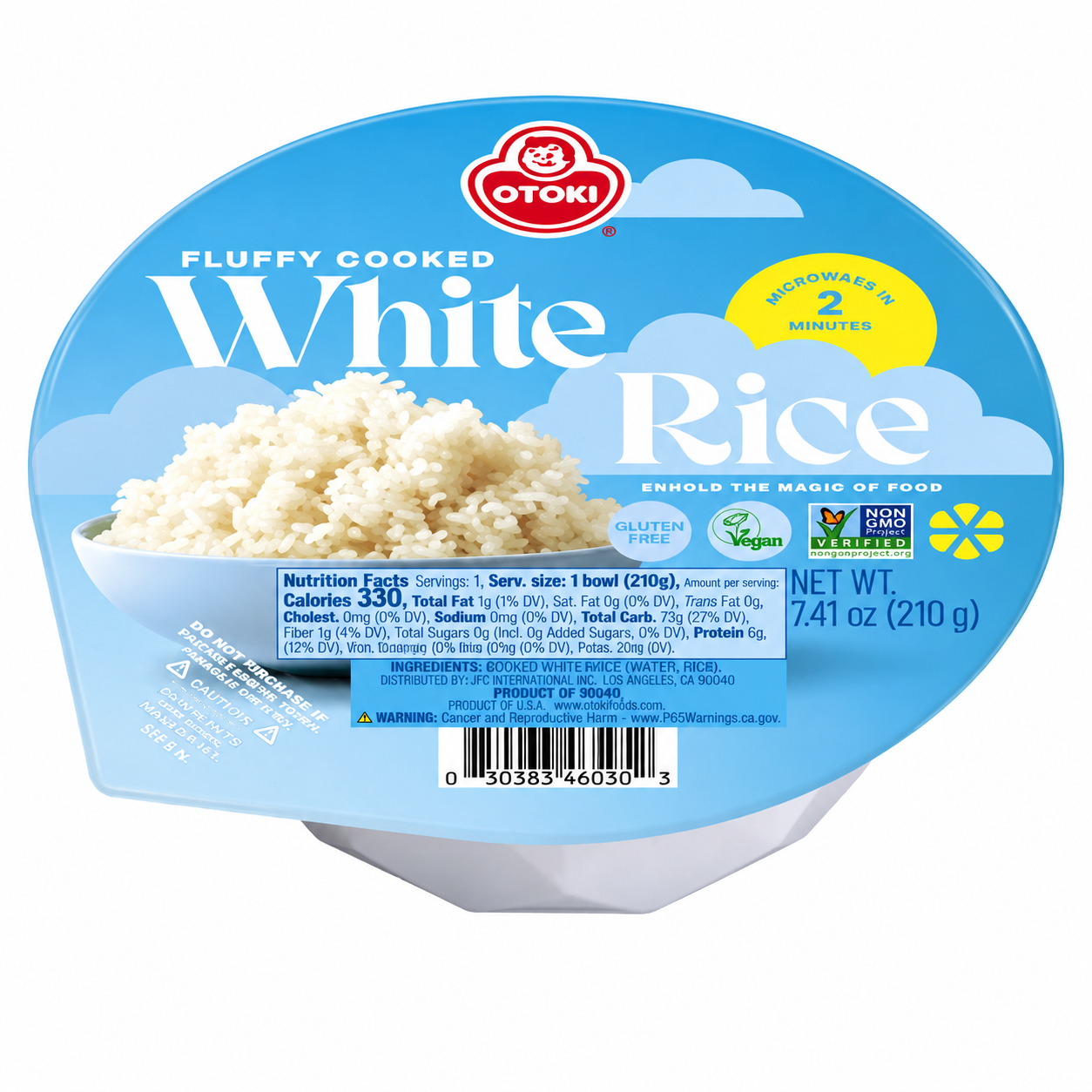 OTTOGI Riz cuit - 210 g