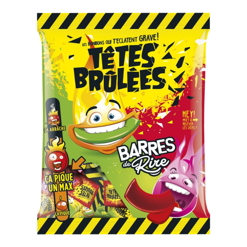 Têtes Brûlées Barres à mâcher fruitées - 200 g