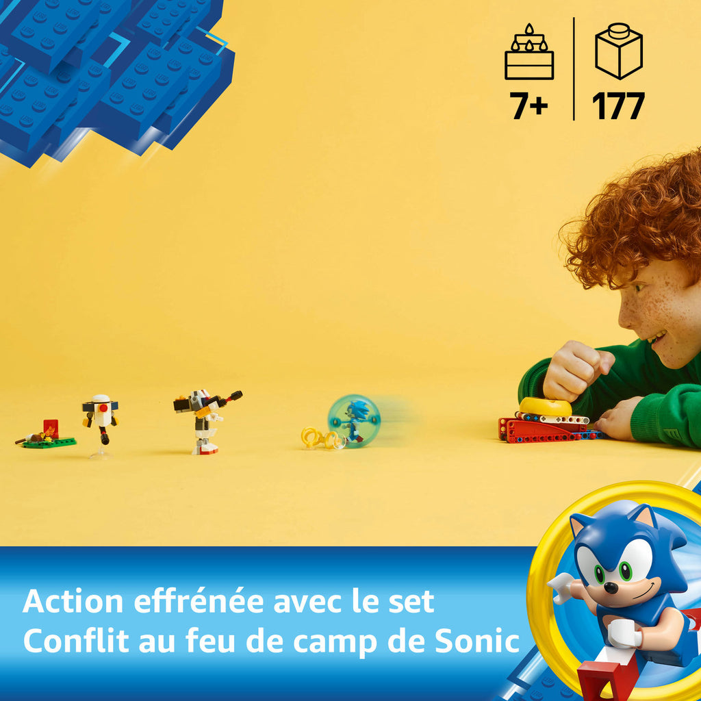 LEGO Sonic 77001 Conflit au feu de camp de Sonic