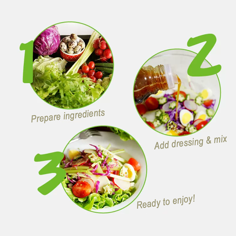 Zhou Junji Kewpie Sauce salade saveur légumes variés 200 ml