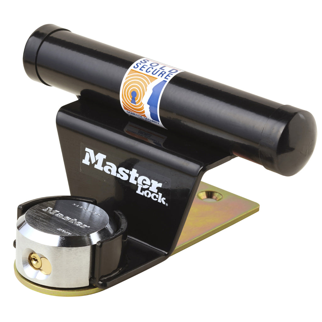 Master Lock Serrure de porte de garage certifiée, Sold Secure et Secured by Design, avec clé, pour usage extérieur, 130 x 270 x 225 mm
