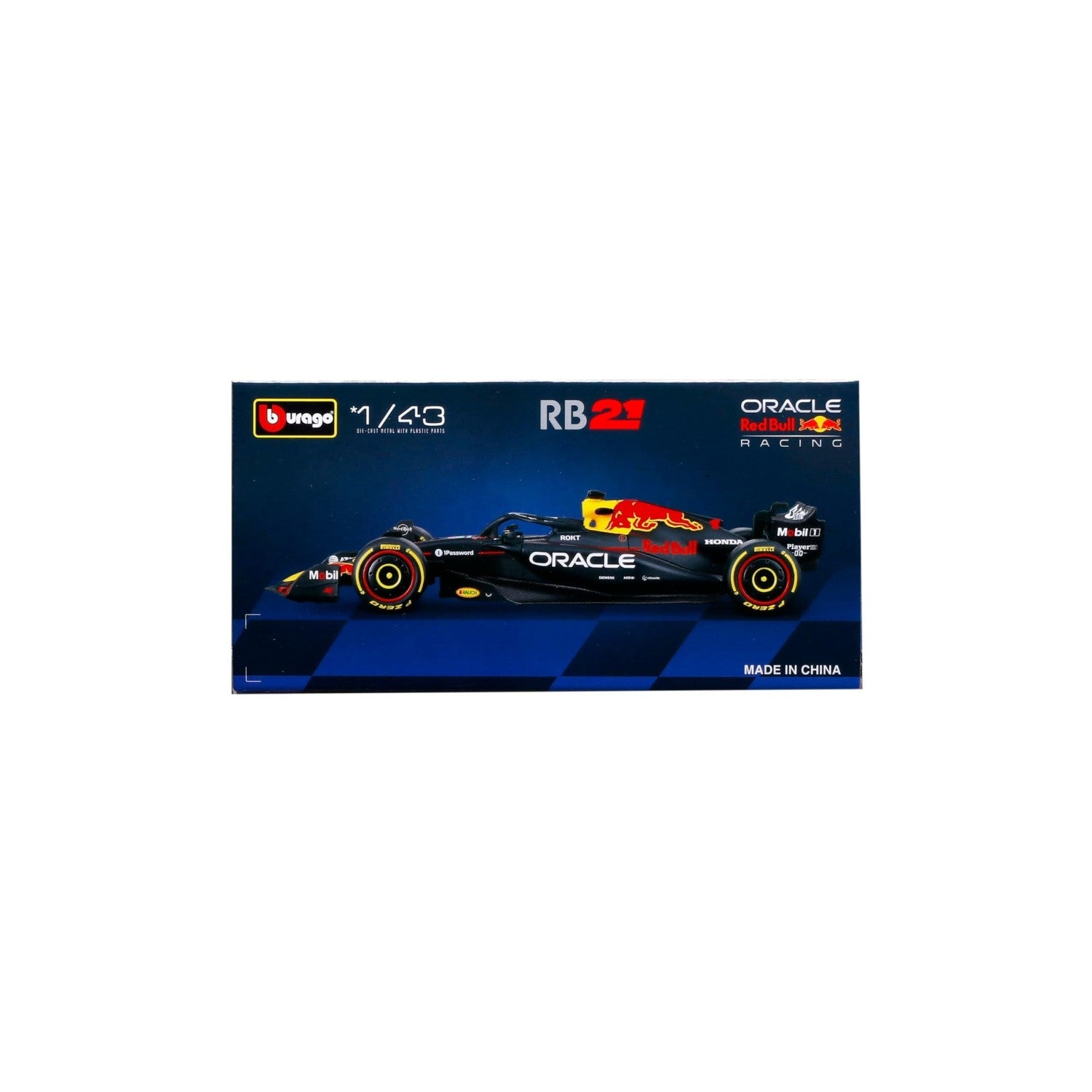 1/43 Bburago Formule 1 Red Bull RB21 Grand Prix du Bahreïn #Verstappen