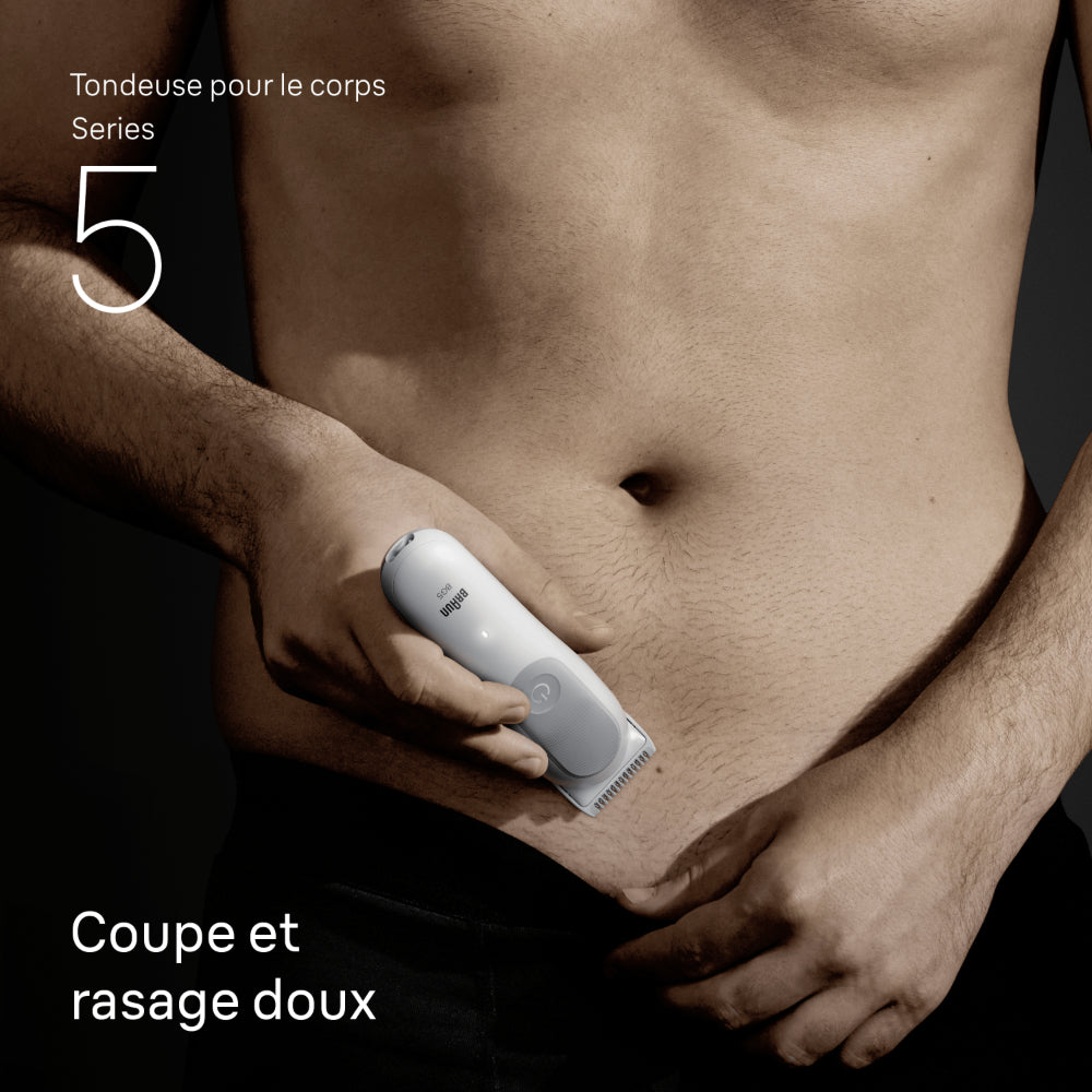BRAUN BS Styler BG5500 Tondeuse pour le corps 3-en-1 - Technologie SkinGuard - 100 % étanche
