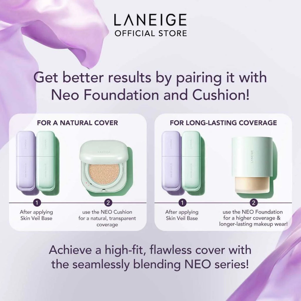 Laneige Base voile de peau EX SPF 28 PA++ teinte #40 Violet Pur 30 ml