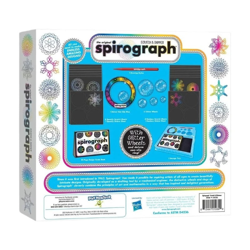 Spirograph - Spirograph Multicolore et Pailleté