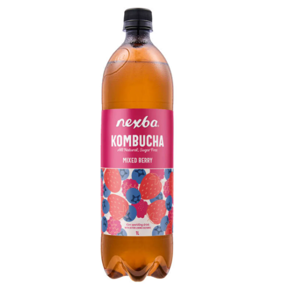 NEXBA Kombucha Mixed Berry 1L