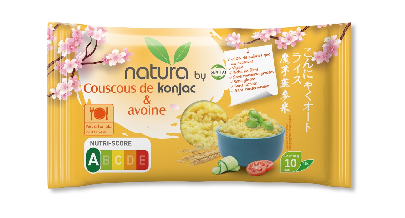 Natura Konjac Couscous de konjac et avoine - 250 g